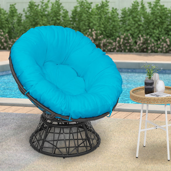 Abble Inc. Swivel Patio Chair with Cushions Wayfair